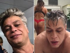 Fábio Assunção Caiu na net com várias putas no motel chupando elas